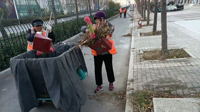 爱体育下载阜阳阜南：博阳环卫 华佗路新建道路开荒保洁行动显成效(图2)
