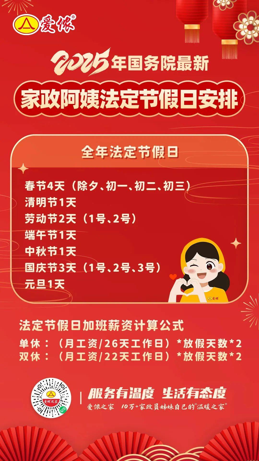 北京爱侬知识分享  家政员五一有假期吗？怎么休工资怎么发？(图2)